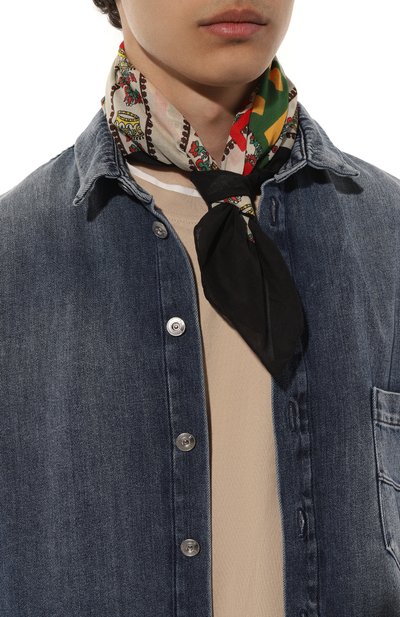 Хлопковый платок GUCCI, арт. 676964 4G101, фото 2