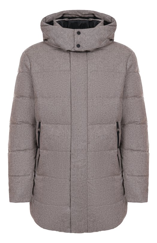 Шерстяной пуховик Hetrego 8P422/PAW Бежевый 8P422/PAW