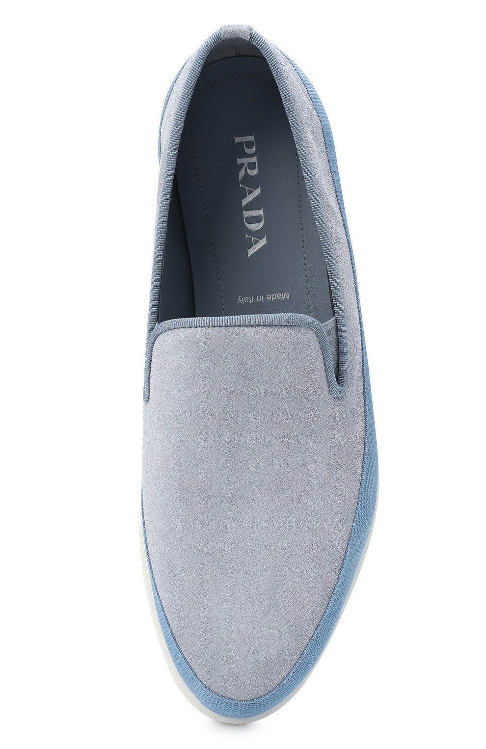 Замшевые слипоны PRADA, арт. 4D3434-054-F0237, фото 5