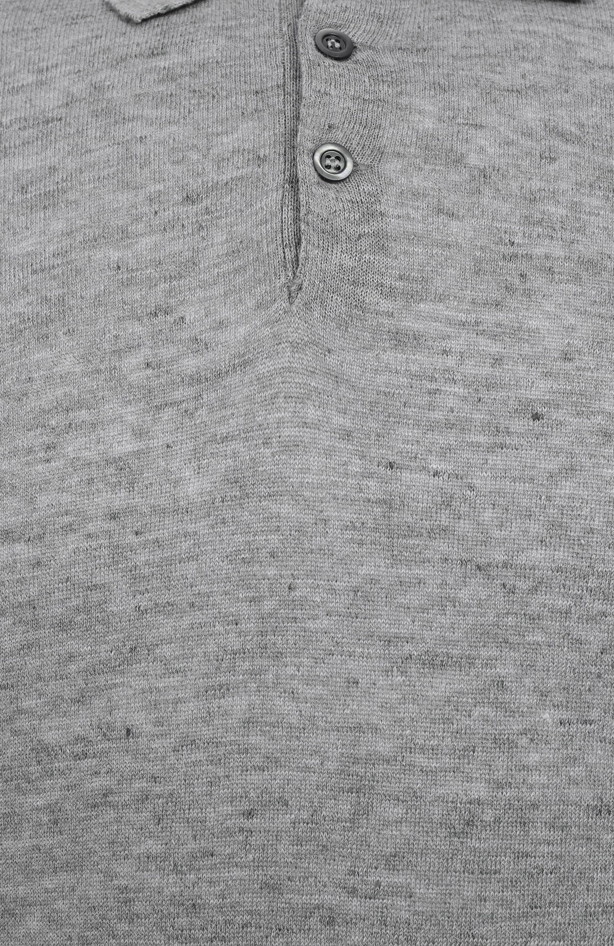 Поло изо льна и хлопка BRUNELLO CUCINELLI, арт. M2L00315, фото 6
