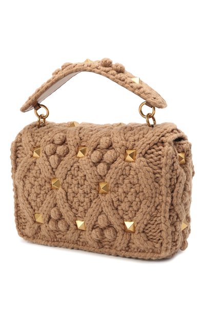Сумка roman stud large VALENTINO бежевого цвета по цене 363000 руб., арт. WW2B0I60/YSK, фото 3 Сумка roman stud large VALENTINO, арт. WW2B0I60/YSK, фото 3