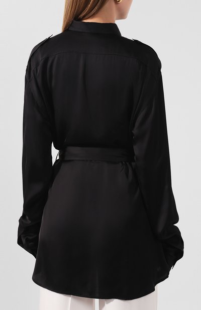 Рубашка из вискозы ANN DEMEULEMEESTER, арт. 2001-2028-126-099, фото 4