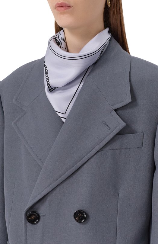 Шелковый платок Jacquemus 25HACU00787/AW00263 Голубой  25HACU00787/AW00263 Фото 2
