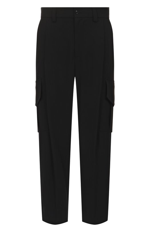Шерстяные брюки-карго Giorgio Armani GM002252/TE10043 Чёрный GM002252/TE10043