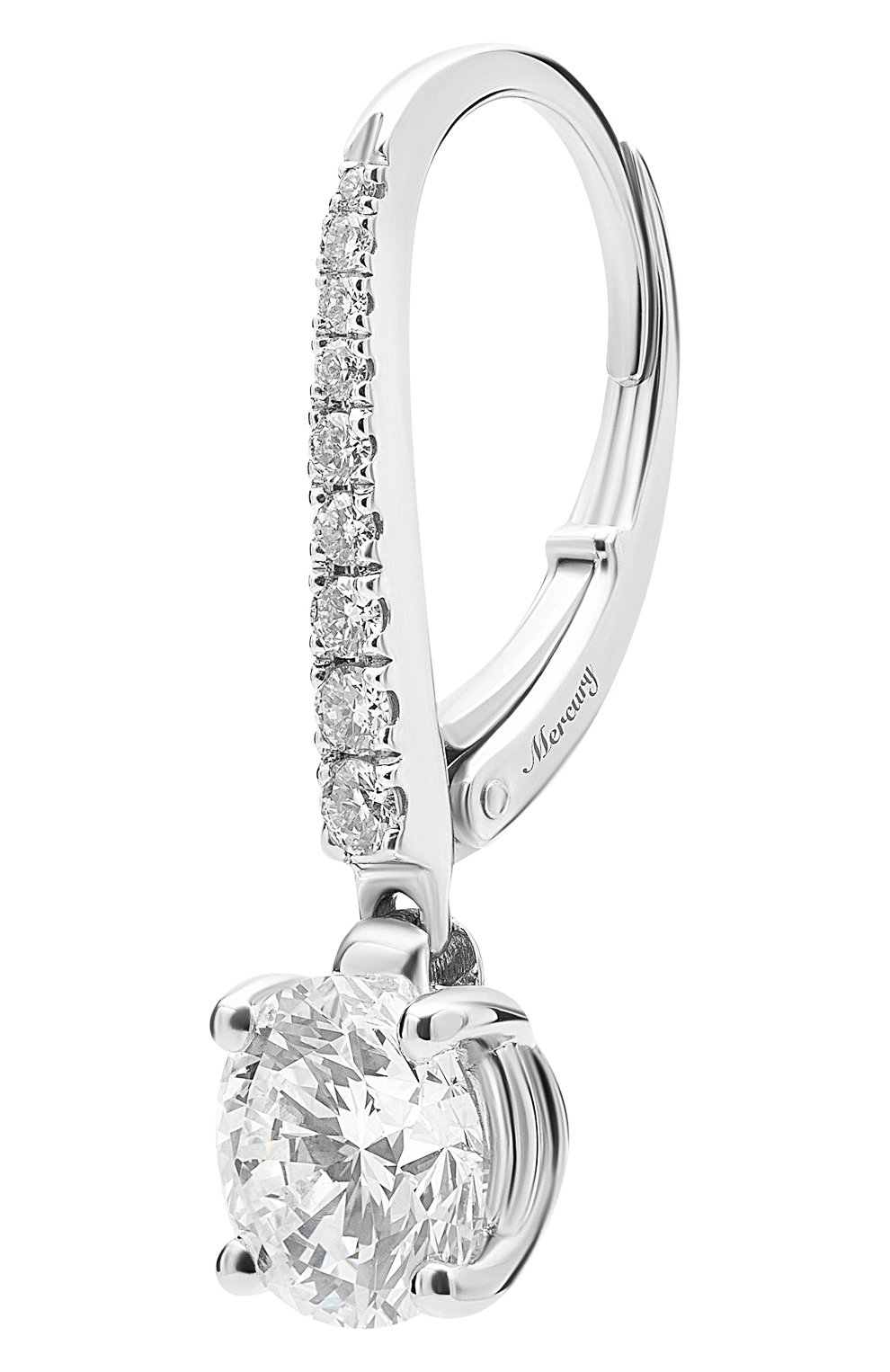 Серьги MERCURY бесцветного цвета по цене 3520000 руб., арт. ME090/1WRDD, фото 2 Серьги MERCURY, арт. ME090/1WRDD, фото 2