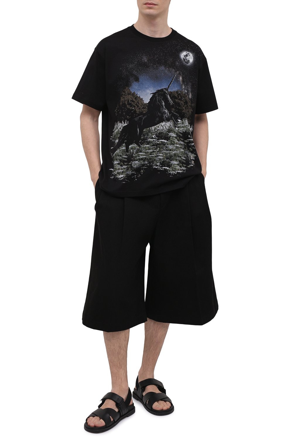 Хлопковая футболка BURBERRY, арт. 8037005, фото 2