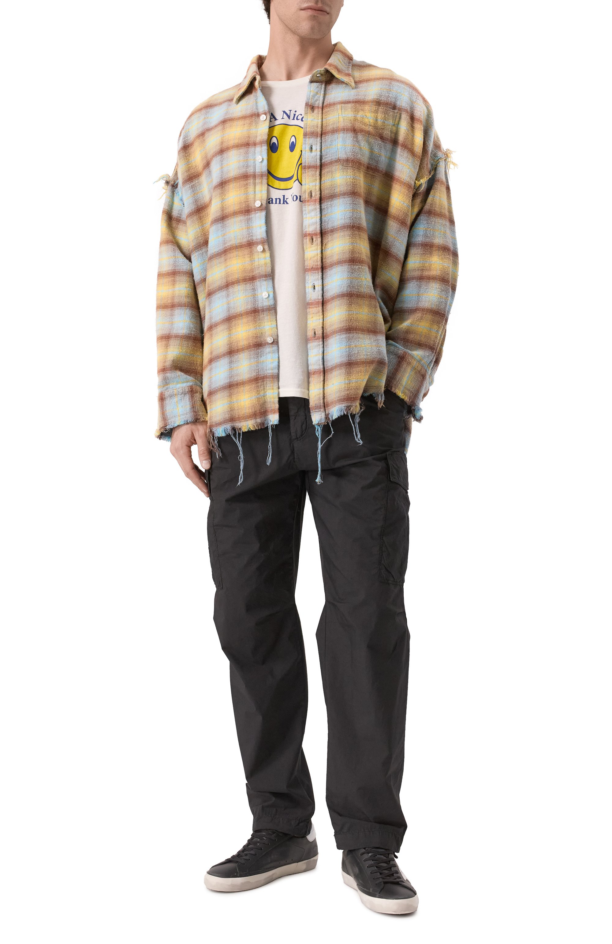 Хлопковая рубашка R13, арт. R13MR075-R503B, фото 2