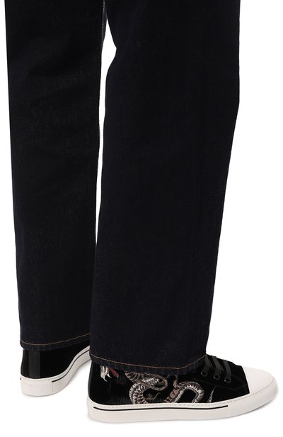 Текстильные кеды ROBERTO CAVALLI, арт. 20716 A/, фото 3