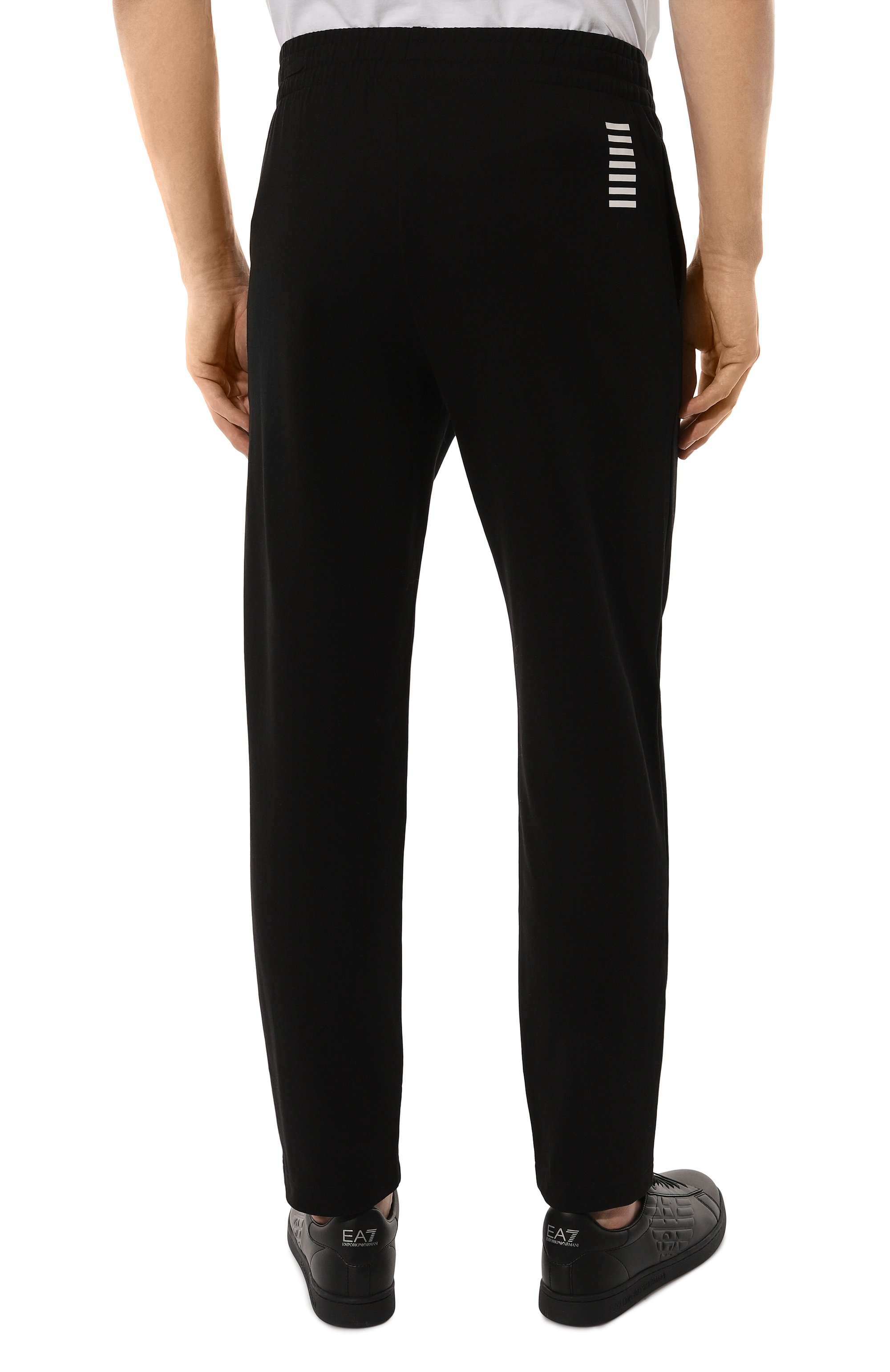 Хлопковый спортивный костюм EA7 черного цвета по цене 19950 руб., арт. 8NPV61/PJVRZ, фото 5 Хлопковый спортивный костюм EA7, арт. 8NPV61/PJVRZ, фото 5