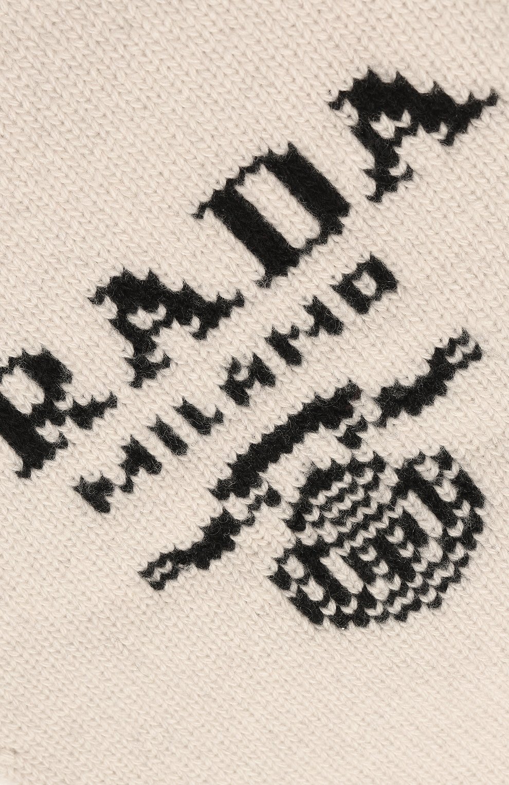 Манишка из шерсти и кашемира PRADA светло-бежевого цвета по цене 42500 руб., арт. UMS393-1YMW-F0K74-202, фото 4 Манишка из шерсти и кашемира PRADA, арт. UMS393-1YMW-F0K74-202, фото 4