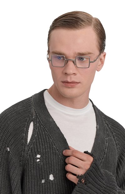 Оправа KUB0RAUM серебряного цвета по цене 57050 руб., арт. Z21 SM, фото 2 Оправа KUB0RAUM, арт. Z21 SM, фото 2