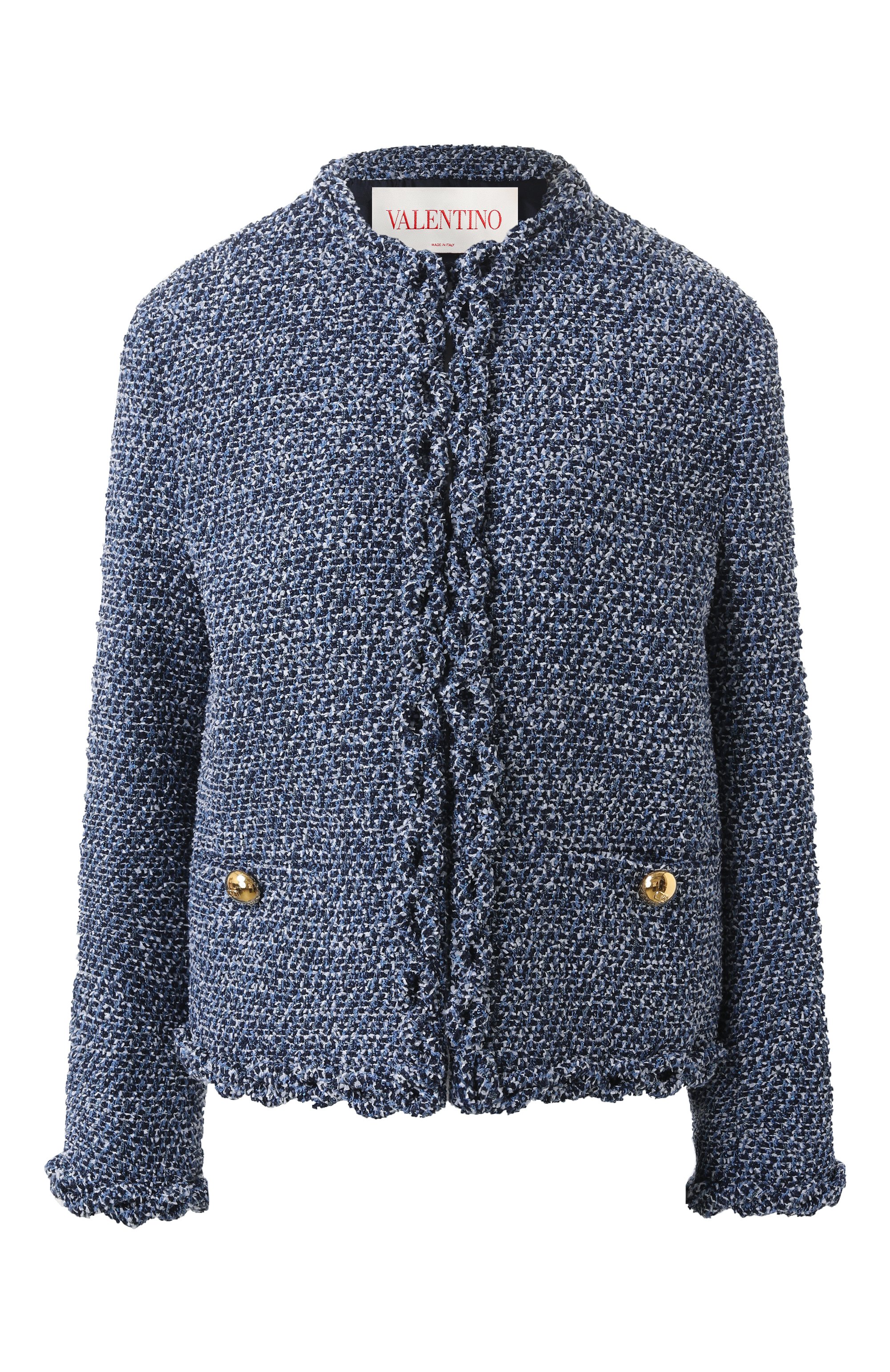 Твидовый жакет VALENTINO, арт. 5B3CE27R8SB, фото 1