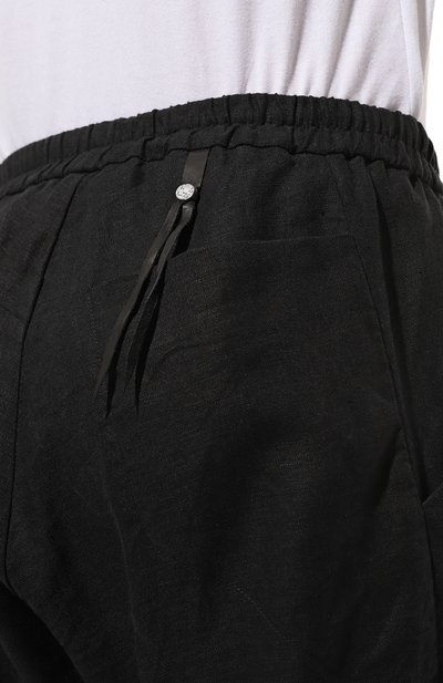 Льняные шорты 139DEC, арт. SH334-BK, фото 5