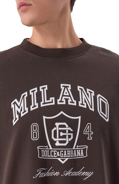 Хлопковый свитшот DOLCE & GABBANA, арт. G8SY0T/G7PLR, фото 5