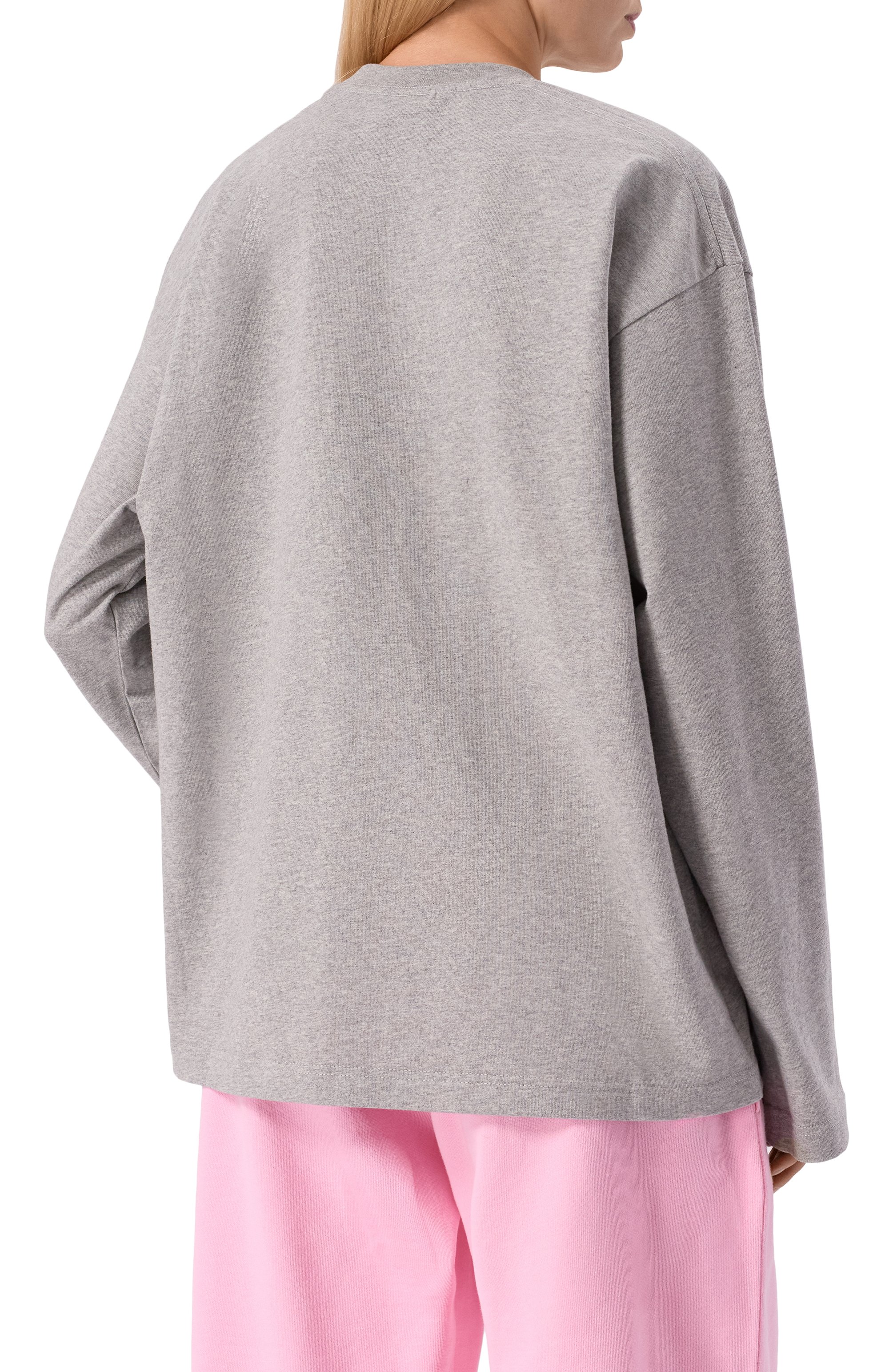 Хлопковый лонгслив PLANTA ROSA, арт. PR/L01.1/EMBLEM-BLUE/220, фото 7