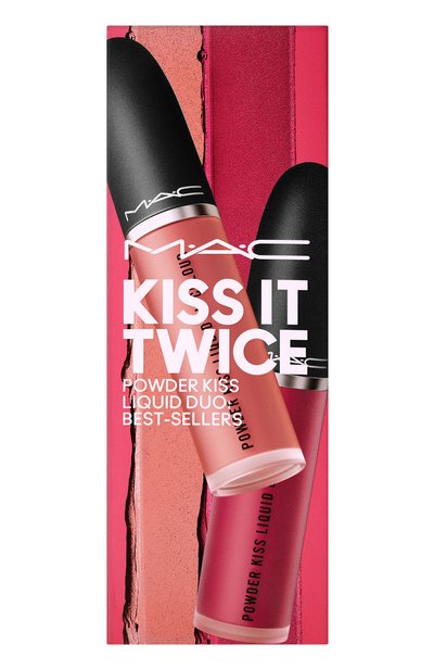 Набор для губ kiss it twice powder kiss liquid duo best-sellers MAC, арт. NY5P-01, фото 5