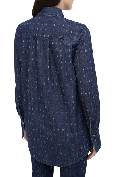Джинсовая рубашка VICTORIA, VICTORIA BECKHAM, арт. 2320DSH001447B, фото 4