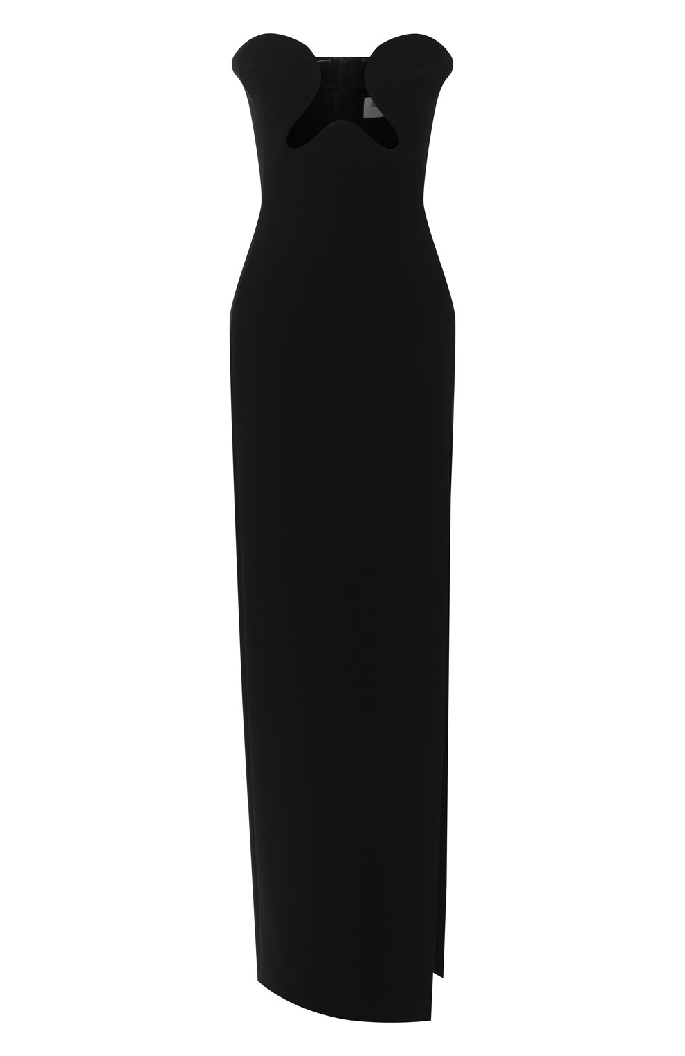 Шерстяное платье SAINT LAURENT черного цвета по цене 398500 руб., арт. 615809/Y024K, фото 1 Шерстяное платье SAINT LAURENT, арт. 615809/Y024K, фото 1