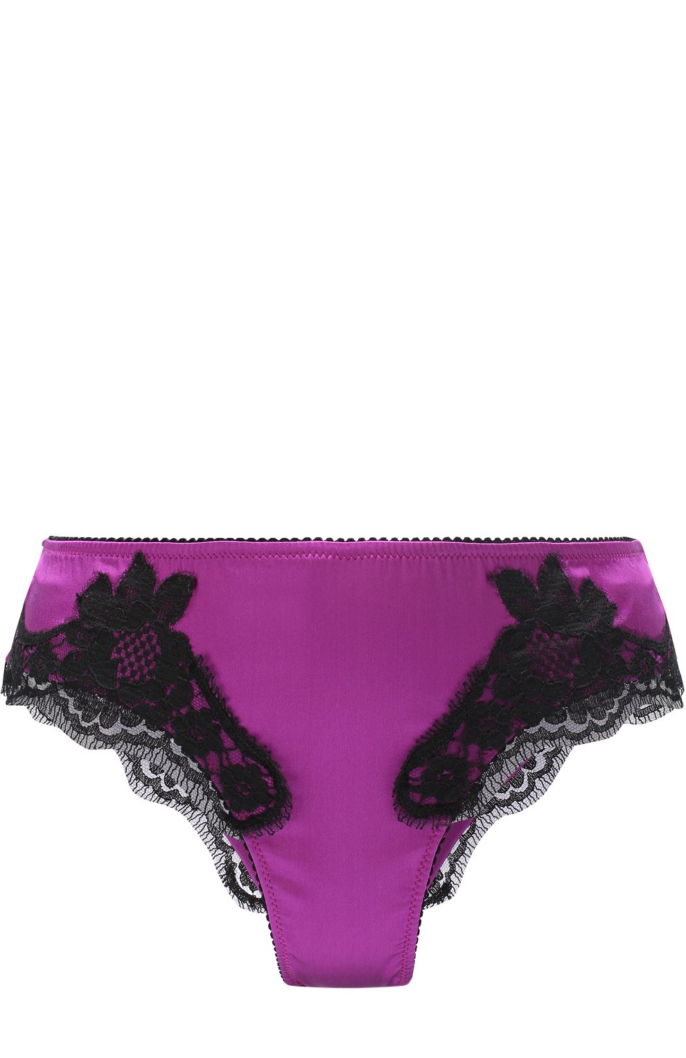 Шелковые трусы с кружевной отделкой DOLCE & GABBANA, арт. 0122/02A02T/FUADG, фото 1
