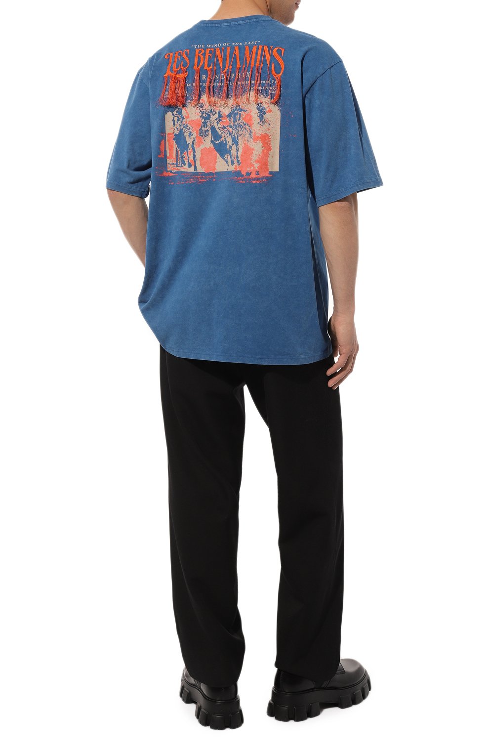 Хлопковая футболка LES BENJAMINS, арт. LB23SSH0EMU0T-005, фото 2