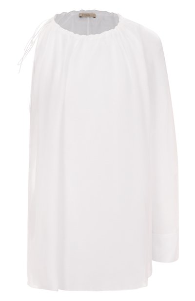 Женская блузка из хлопка и шелка 12 STOREEZ, арт. 132899