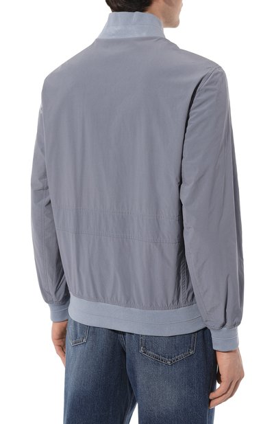Бомбер BRUNELLO CUCINELLI голубого цвета по цене 287500 руб., арт. MD4796496, фото 4 Бомбер BRUNELLO CUCINELLI, арт. MD4796496, фото 4