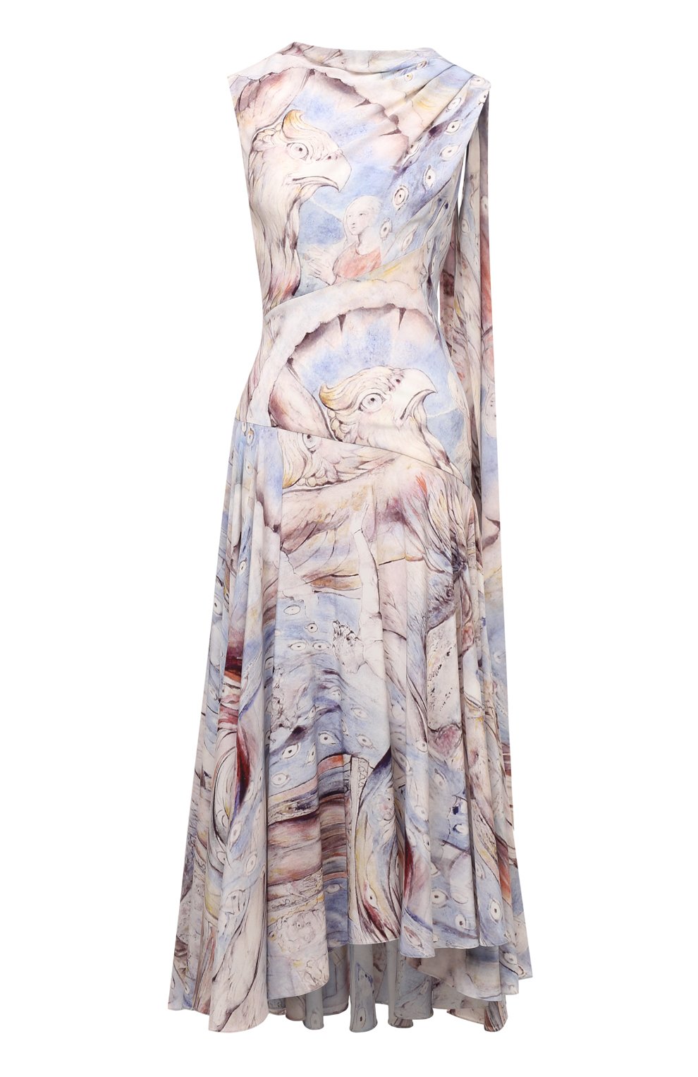 Шелковое платье ALEXANDER MCQUEEN, арт. 687993/QCAEV, фото 1