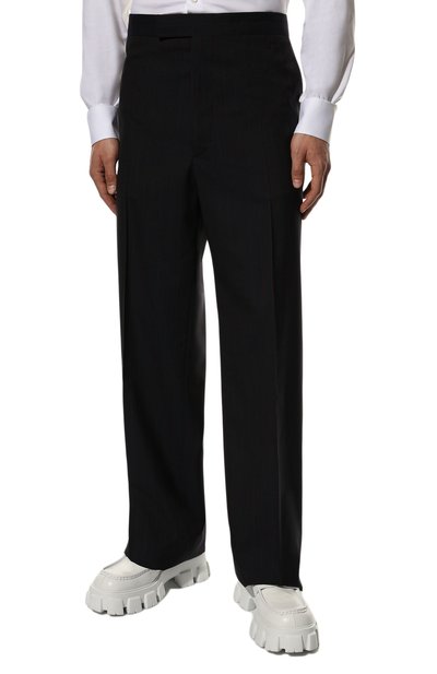 Шерстяные брюки PRADA, арт. SPH176-10D9-F0008-221, фото 3