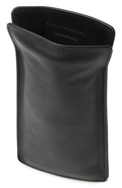 Кожаный футляр для очков GIORGIO FEDON, арт. 900-R-F0L-ET (7)/NAPPA-EA A MQ BLACK, фото 3