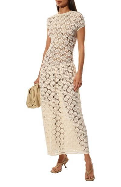 Хлопковое платье JIL SANDER, арт. JSPU717041-WU253208, фото 2