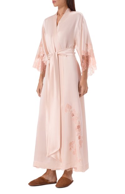 Шелковый халат CARINE GILSON, арт. EL0168DS, фото 3