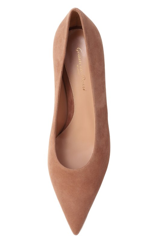 Замшевые туфли Robbie 55 Gianvito Rossi G22273.55RIC.CAMPRAL Бежевый  G22273.55RIC.CAMPRAL Фото 6