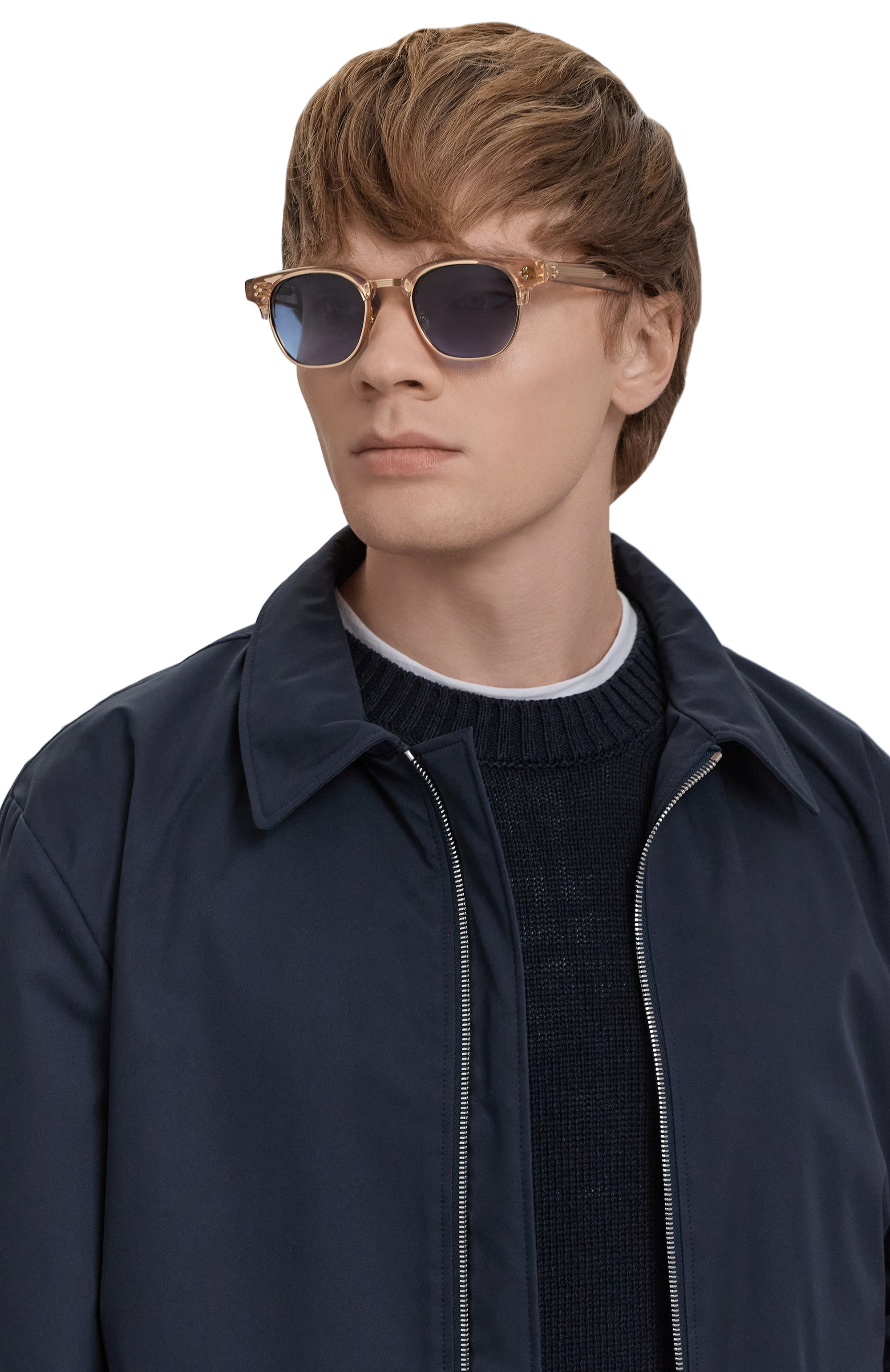 Солнцезащитные очки MOSCOT, арт. TINIF SUN CINNAM0N/G0LD/DENIM BLUE, фото 2
