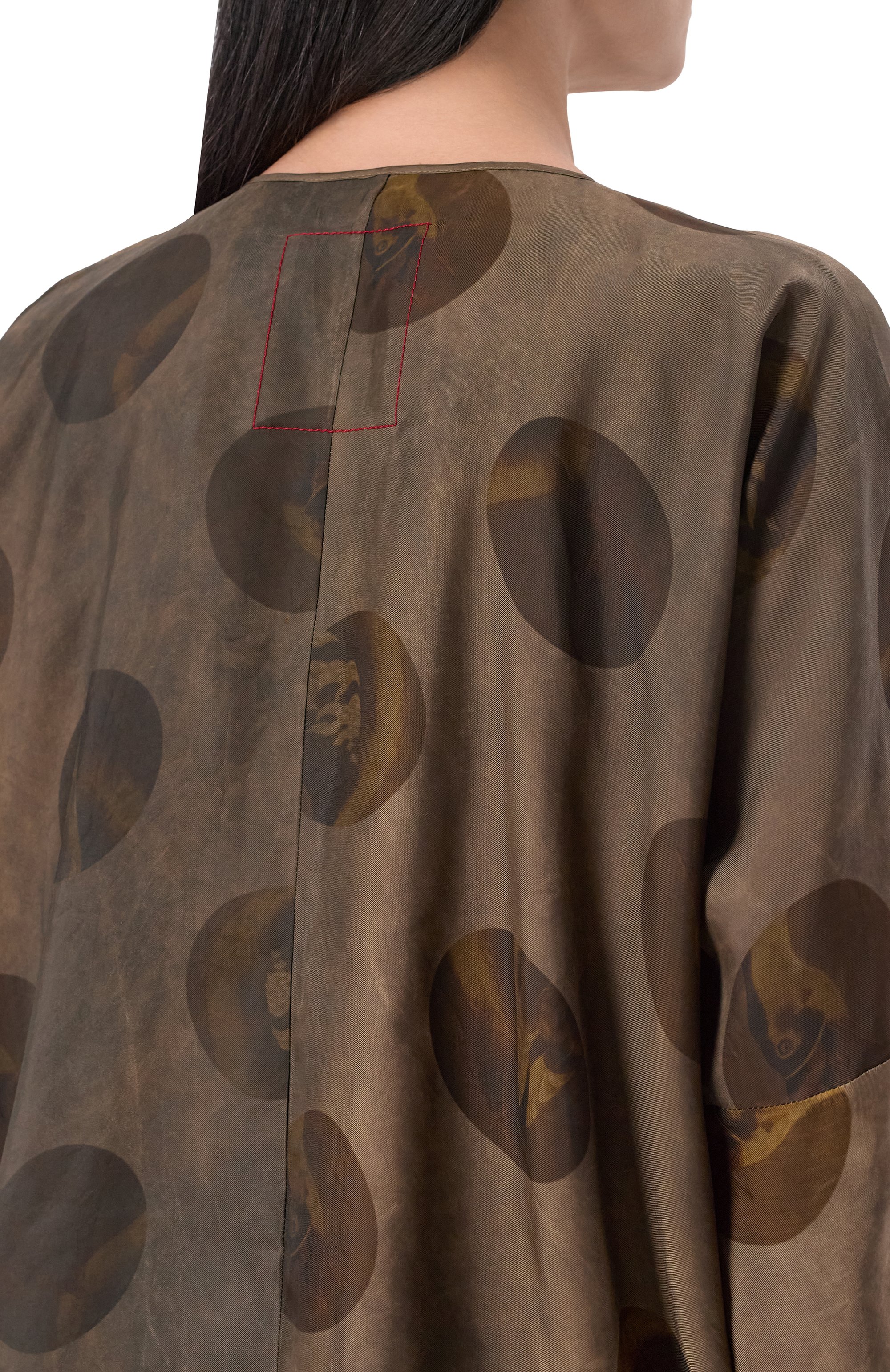 Блузка UMA WANG коричневого цвета по цене 115000 руб., арт. W1 M UP1012, фото 5 Блузка UMA WANG, арт. W1 M UP1012, фото 5