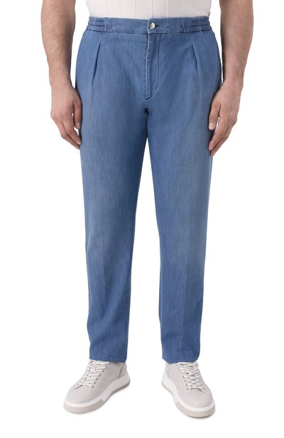 Брюки из хлопка и льна MARCO PESCAROLO, арт. CHIAIA/51J03/60-68, фото 3