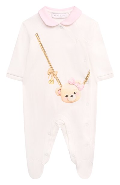 Хлопковый комбинезон MONNALISA, арт. 35D205, фото 1