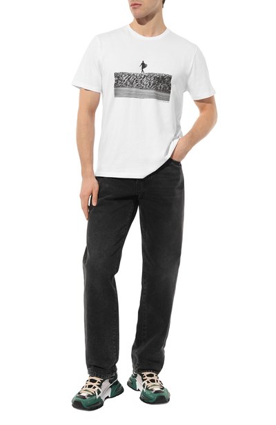 Хлопковая футболка 7 FOR ALL MANKIND, арт. JSLM332GWS, фото 2