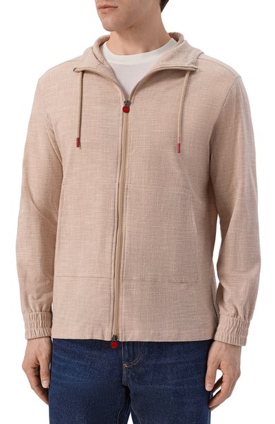 Куртка-рубашка из шерсти и шелка KITON, арт. UMC010K0615E10, фото 3