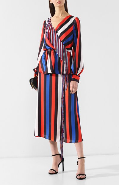 Блузка в полоску MSGM, арт. 2641MDM48 195161, фото 2