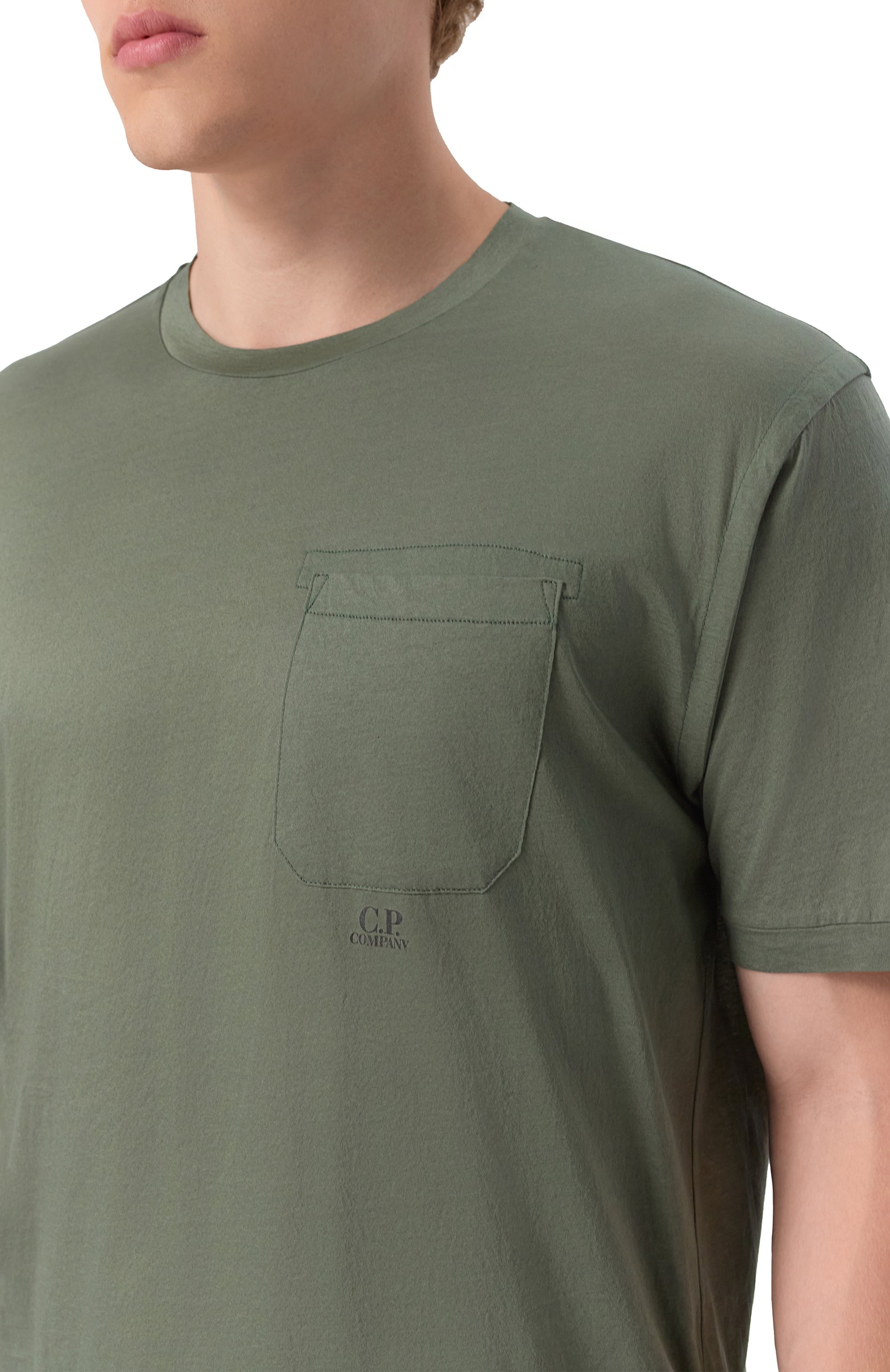 Хлопковая футболка C.P. COMPANY, арт. 18CMTS257A110302W, фото 5