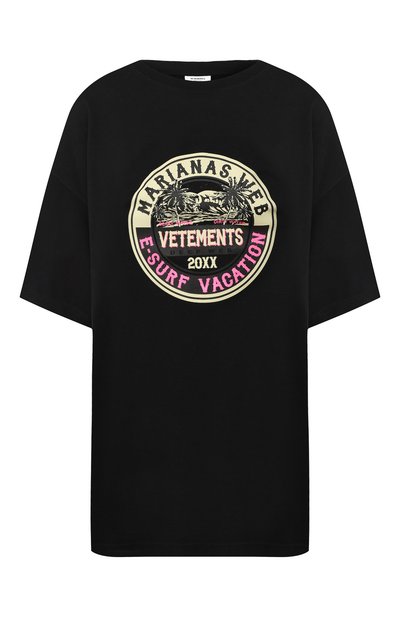 Женская хлопковая футболка VETEMENTS, арт. UAH20TR925/W