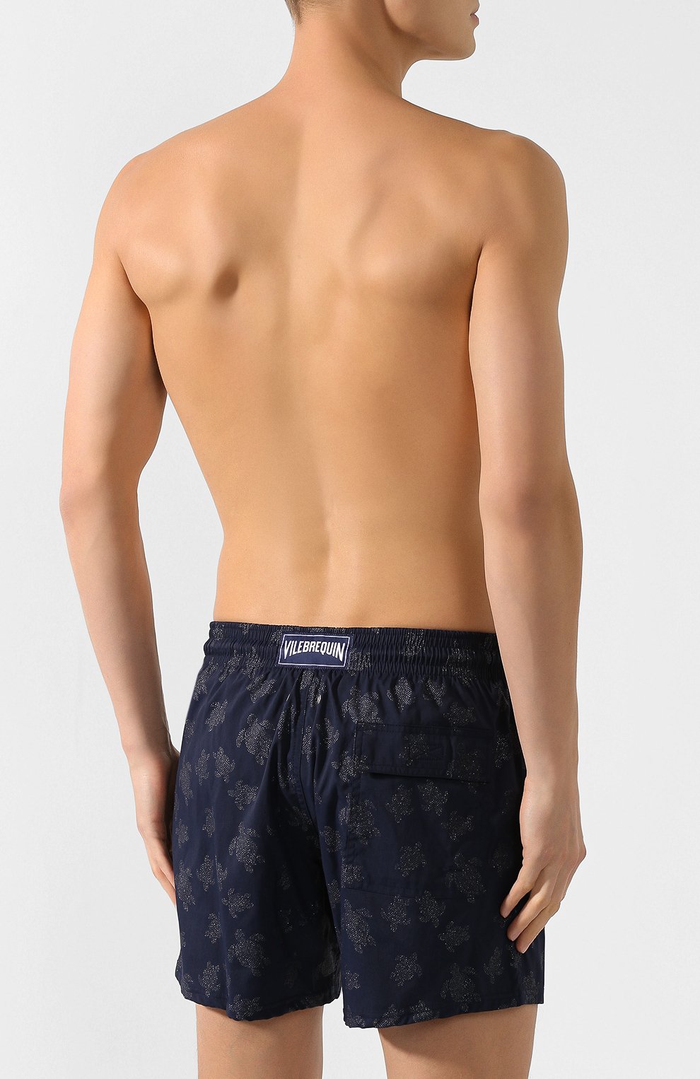 Плавки-шорты VILEBREQUIN темно-синего цвета по цене 31000 руб., арт. MSOC0D03, фото 4 Плавки-шорты VILEBREQUIN, арт. MSOC0D03, фото 4