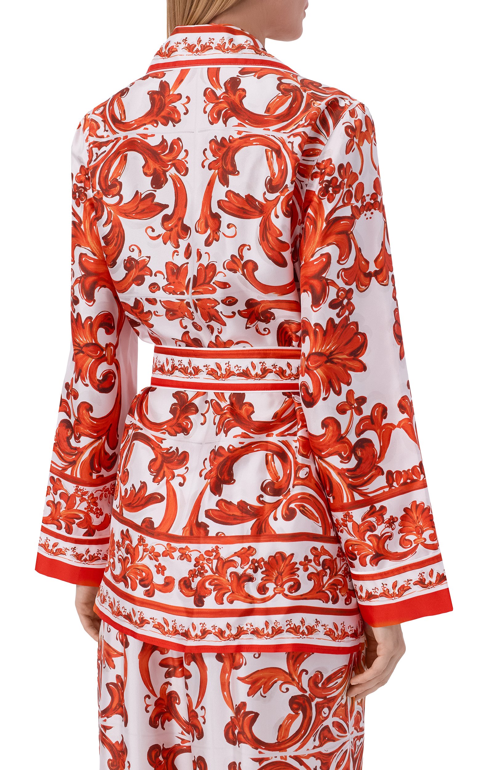 Шелковая рубашка DOLCE & GABBANA, арт. F5Q03T/GDDRE, фото 4