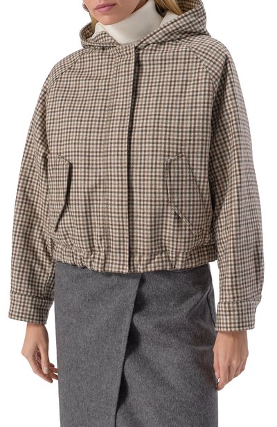 Шерстяной бомбер BRUNELLO CUCINELLI, арт. MG5237690P, фото 3