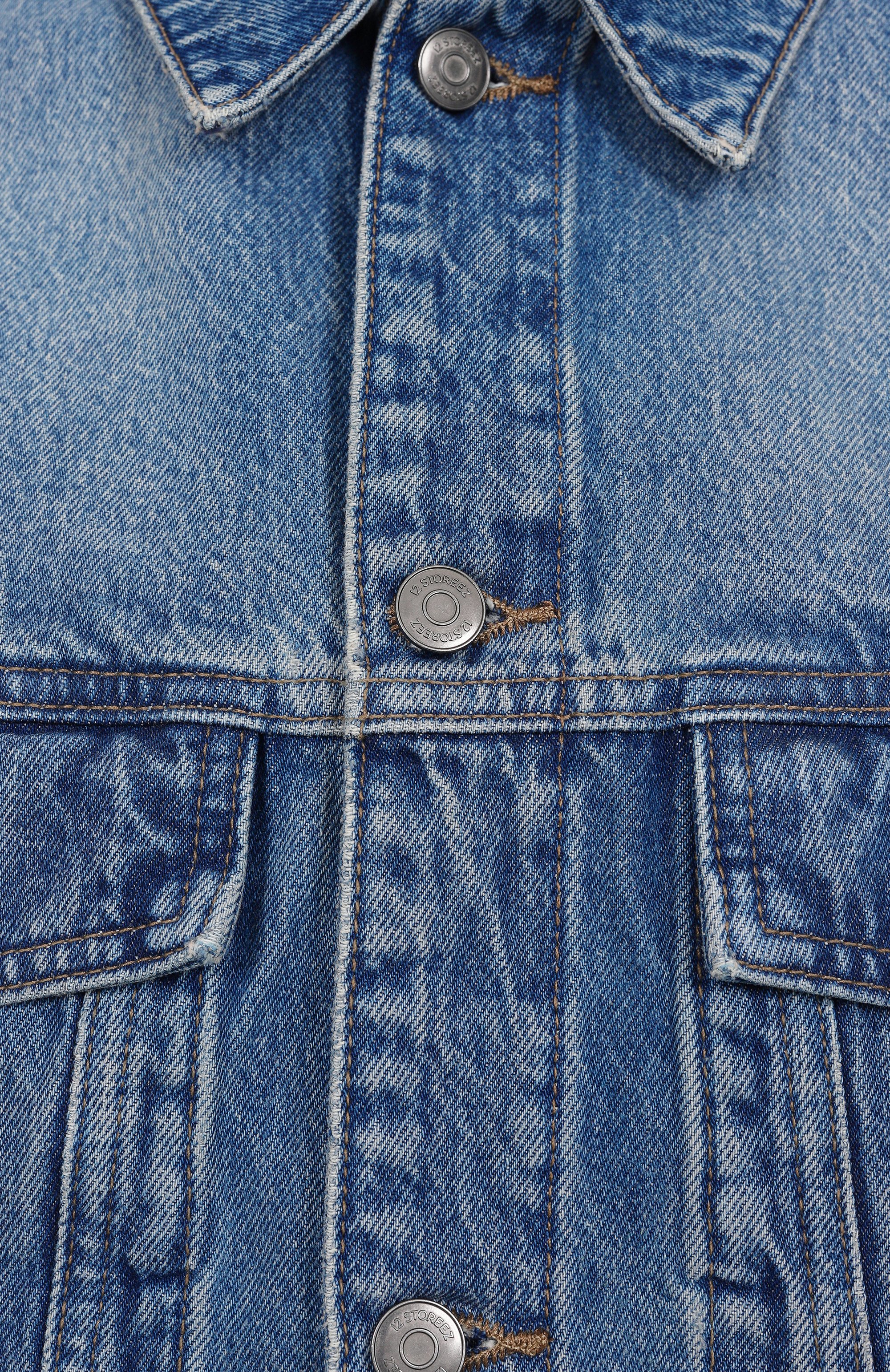 Джинсовая куртка 12 STOREEZ, арт. 131178, фот�о 6