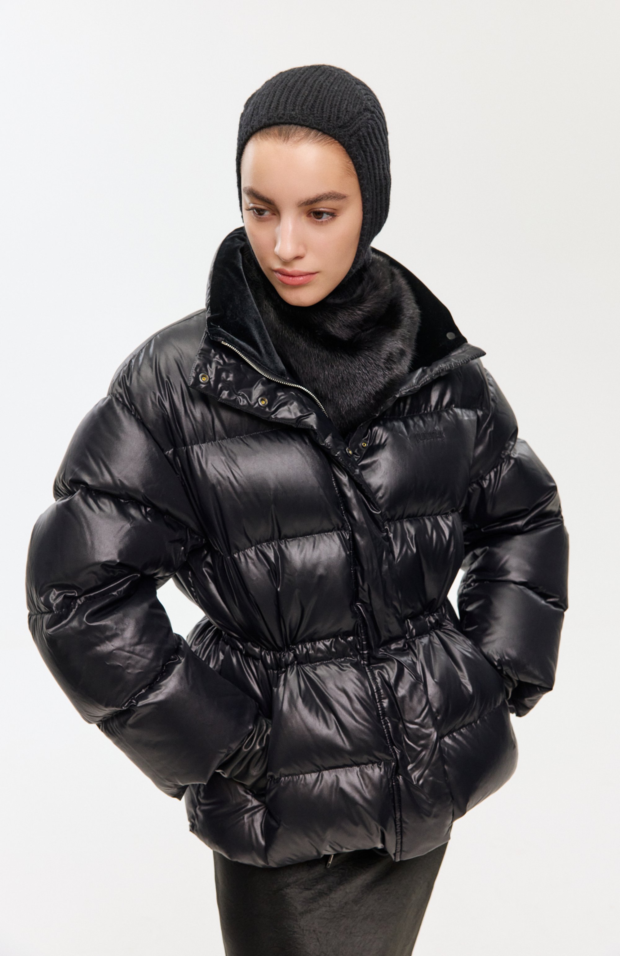 Балаклава из шерсти и шелка ANN DEMEULEMEESTER, арт. B0013200/KN070, фото 4