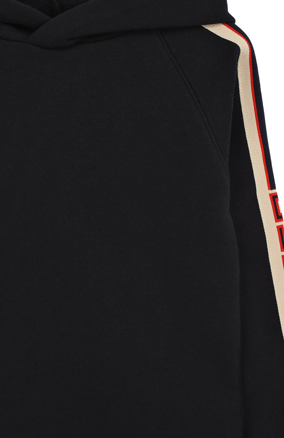 Хлопковое худи с контрастной отделкой GUCCI, арт. 497949/X9L52, фото 3