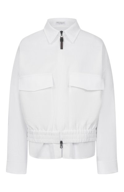 Женская хлопковая куртка BRUNELLO CUCINELLI, арт. MQ986EJ706