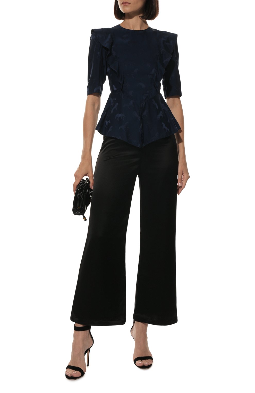 Блузка из смеси шелка и вискозы STELLA MCCARTNEY, арт. 599865/SNA57, фото 2