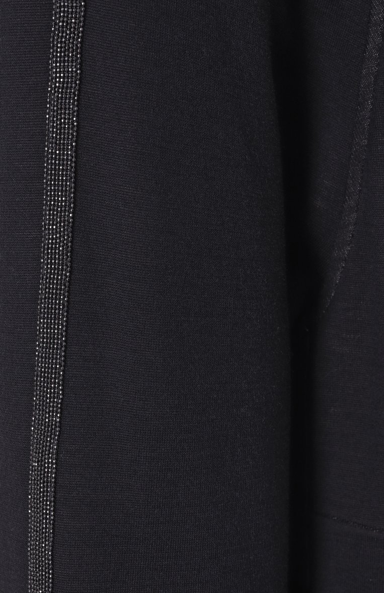 Женский толстовка из хлопка и шелка BRUNELLO CUCINELLI черного цвета, арт. MD828SM606 | Фото 6 (Длина (для топов): Стандартные; Материал сплава: Проставлено; Материал внешний: Шелк, Хлопок; Драгоценные камни: Проставлено; Рукава: Длинные; Женское Кросс-КТ: Кардиган-одежда; Стили: Спорт-шик)